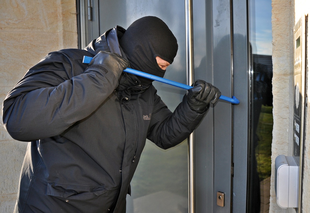 Burglar Breaking Into A House in Southampton - Burglary Insurance Claim