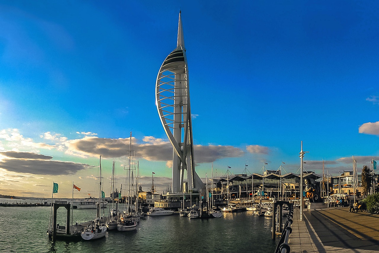 Gunwharf Quays Spinnaker Tower - Floods in Portsmouth