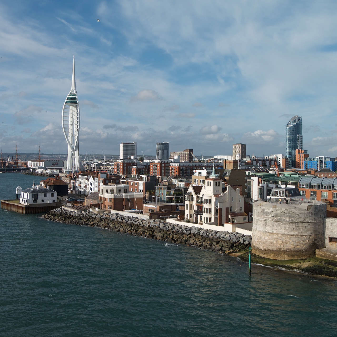 Portsmouth Landscape featuring Spinnaker Tower - Water Damage Insurance Claims in Portsmouth